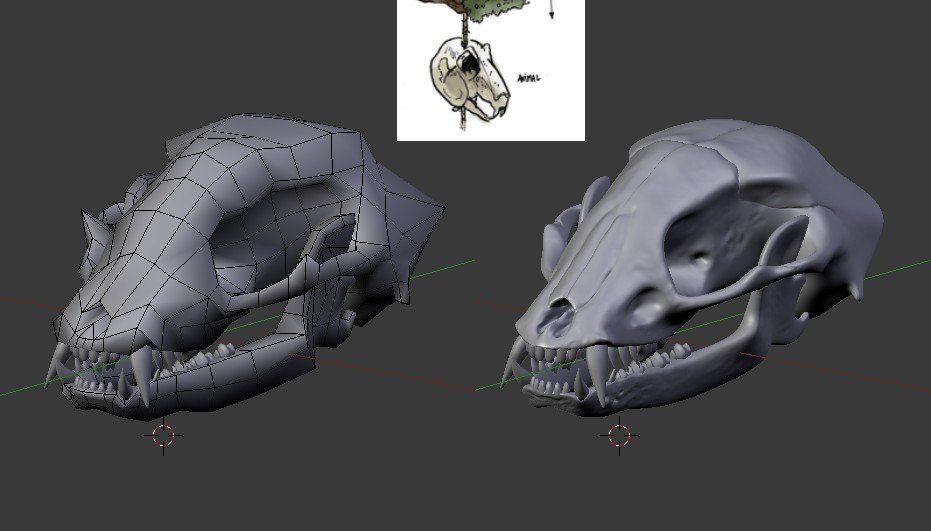 Raccoon Skull preview image 1